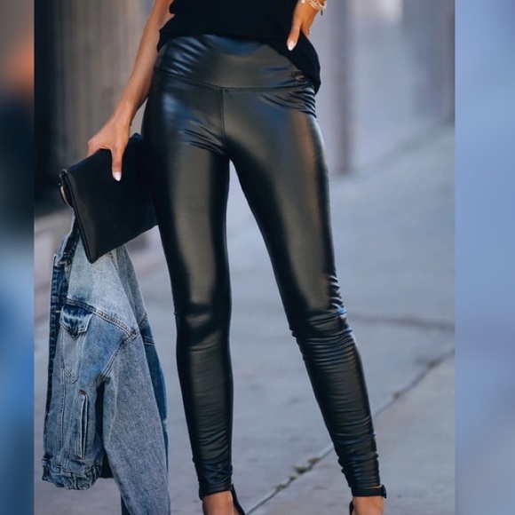 All You Need Faux Leather Leggings - Picture 5 of 8